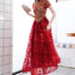 Red cheongsam. Bridal Qipao dress. Wedding dress.