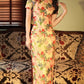 Elegant floral cheongsam. Chinese Qipao dress.