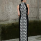 Elegant black floral cheongsam. Sleeveless dress. Customized cheongsam Qipao.