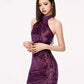 Sexy purple cheongsam. Pink sleeveless cheongsam. Cheongsam QIPAO dress.