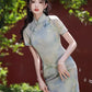 Green cheongsam. Short sleeve cheongsam. Chinese Qipao.for you.