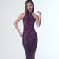 Sexy purple cheongsam. Pink sleeveless cheongsam. Cheongsam QIPAO dress.