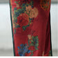 Traditional Chinese cheongsam dress. Red Qipao