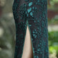 Traditional Chinese lace cheongsam. Modern Cheongsam. Elegant evening dress.