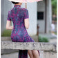 Traditional Chinese Dress | Purple Velvet Cheongsam | Modern Qipao Evening Dress