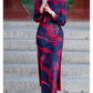 Traditional Chinese cheongsam dress. Autumn winter dress.