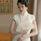 Traditional Chinese Wedding Lace Cheongsam Dress.